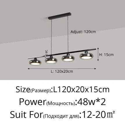 Suspension italienne minimaliste pour éclairage intérieur moderne — LZ4X9P