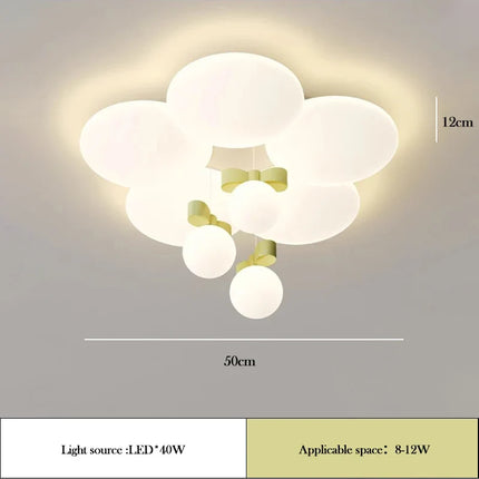 Plafonnier fleuri moderne pour chambre enfant au style romantique — LZ4X9P