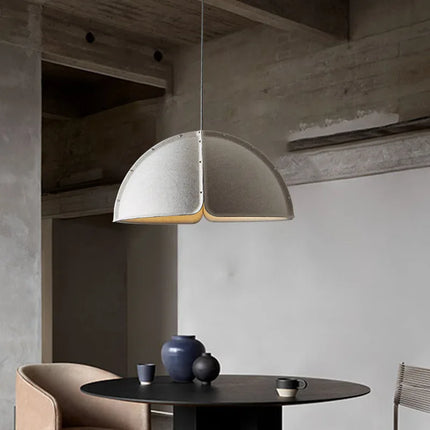 Lustre circulaire en tissu style nordique pour intérieur design — LZ4X9P2
