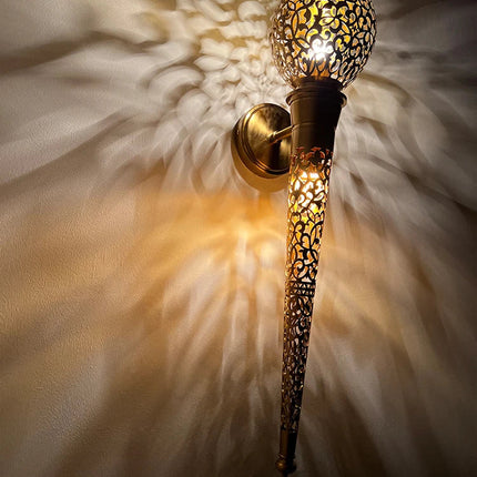 Applique murale marocaine sculptée à LED pour intérieur — LZ4X9Q2