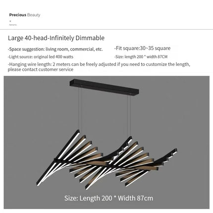 Suspension nordique LED pour décoration intérieure moderne — LZ4X9J