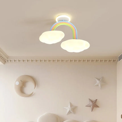 Lustre enfant motif princesse et nuage pour chambre — LZ4X9T