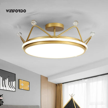 Suspension LED moderne forme couronne pour enfants Winfordo — LZ4X9P