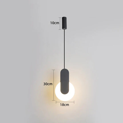 Suspension LED moderne avec appliques en acrylique — LZ4G7T9