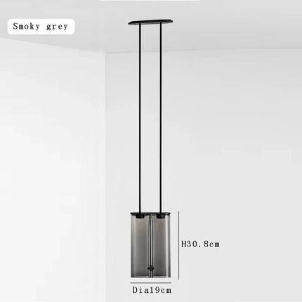 Suspension LED minimaliste en verre design italien — LZ4X9T