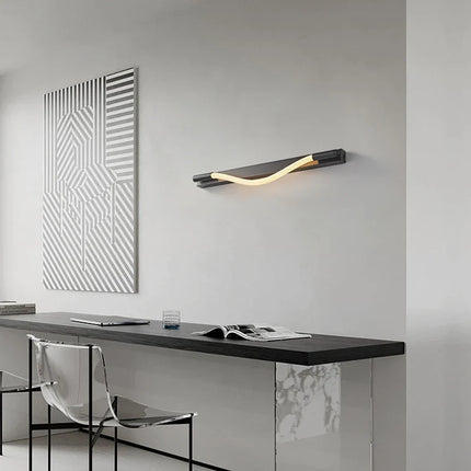 Applique murale en acier inoxydable au design moderne et minimaliste — LZ4M9Q2