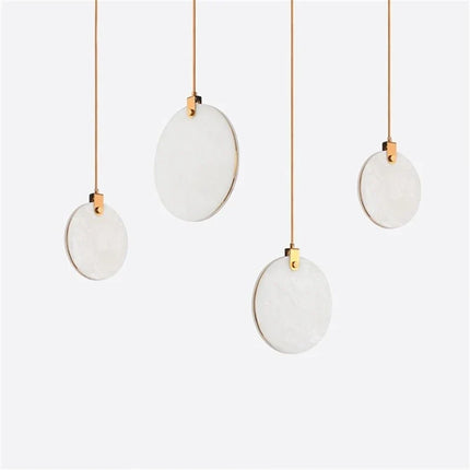 lustre moderne en marbre créatif led imitation luxe