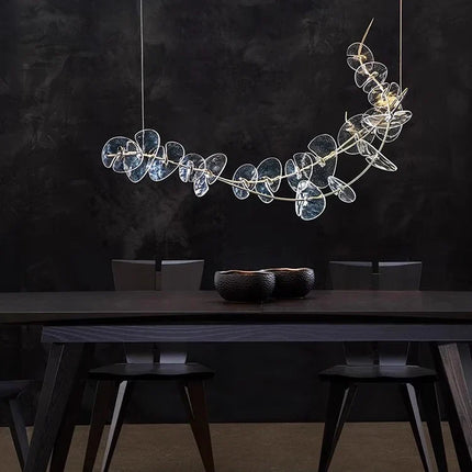 Lustre suspension nordique au design moderne pour intérieur élégant — LZ4X9Q