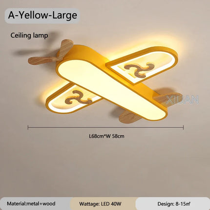 Suspension LED en bois et métal pour chambre d’enfant — LZ4QJ7M