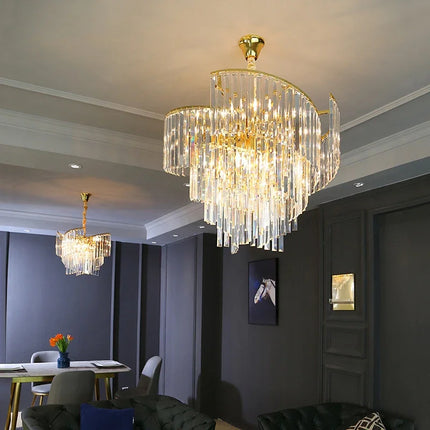 Lustre en cristal dimmable pour ambiance élégante — LZ4G7XQ