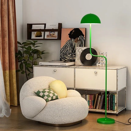 Lampadaire nordique en verre avec abat-jour pour intérieur — LZ4X9B