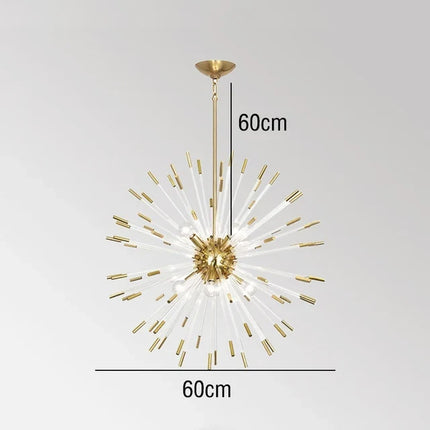 Lustre LED design cristal motif pissenlit pour intérieur — LZ4X9B