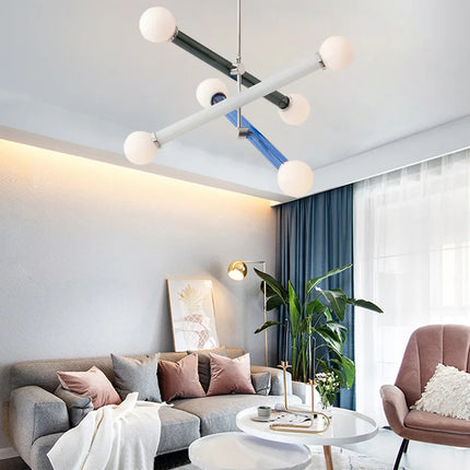 Lustre suspension minimaliste style art déco — LZ4X9P2