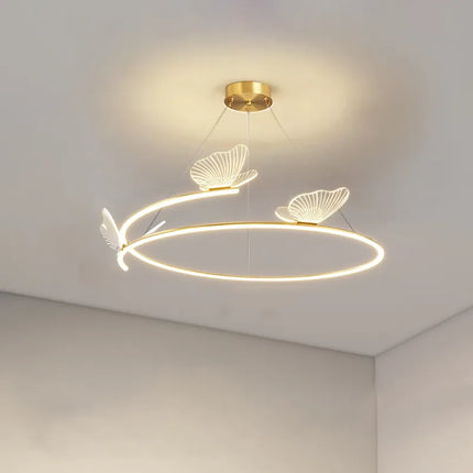 Lustre LED papillon pour décoration maison créative — LZ4X9T