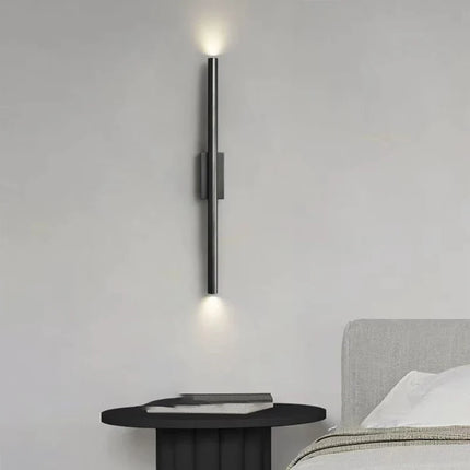 Applique murale en laiton noir et cuivre avec lumière naturelle — LZ4X9B