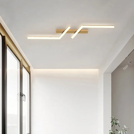 Plafonnier LED à lignes modernes pour salon et bureau — LZ4X9T1
