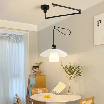 Lustre minimaliste extensible avec bras pivotant pliable — LZ4X9J