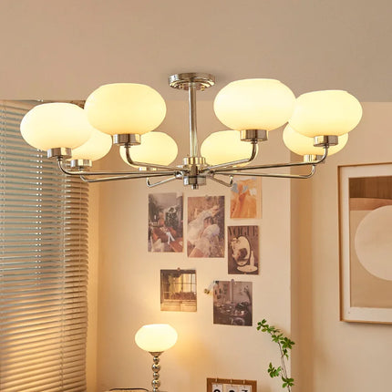 Lustre suspension en verre style Bauhaus pour salon nordique — LZ4FJ9