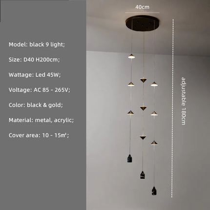 Lampadaire LED minimaliste nordique réglable en métal et marbre — LZ4X9P2