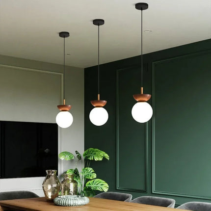 Plafonnier LED décoratif style japonais et design nordique — LZ4X9T2