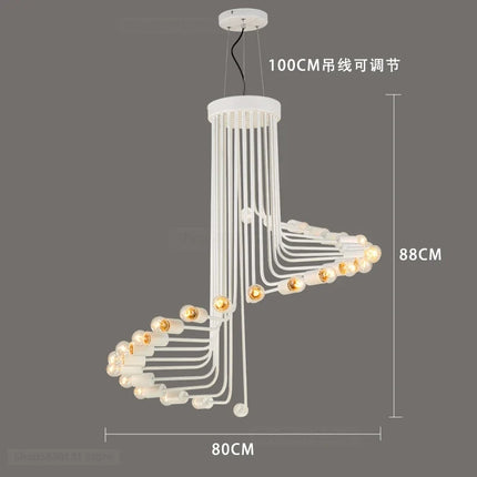 Lustre LED nordique pour loft et restaurant — LZ4X9T1