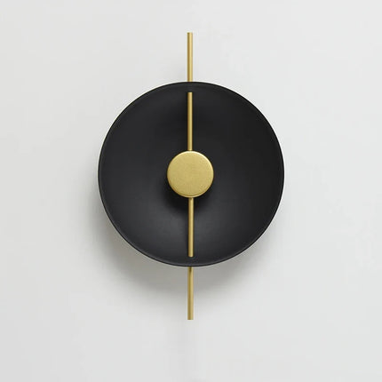 Applique murale LED dorée au design nordique moderne et élégant — LZ4X9T2
