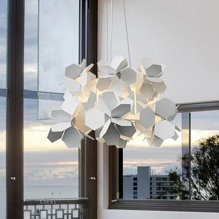 Lustre LED moderne en fer pour décoration intérieure — LZ4X9T2