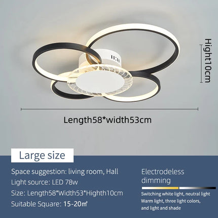 Plafonnier LED moderne pour intérieur avec livraison gratuite — LZ4X9M