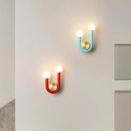 Applique murale en métal tube en U style nordique artistique — LZ4X9T2