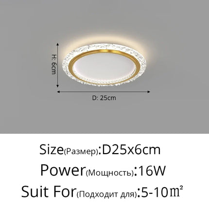 Lustre moderne en cristal pour éclairage élégant — LZ7XQ2