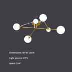 6 lumières / Lumière blanche