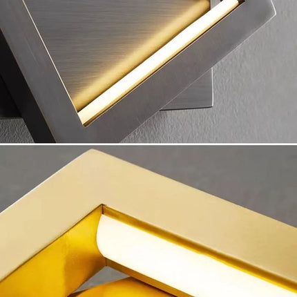 Applique murale moderne en laiton modulable pour décoration — LZ4X9T