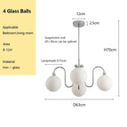 3 boules de verre / Lumière froide