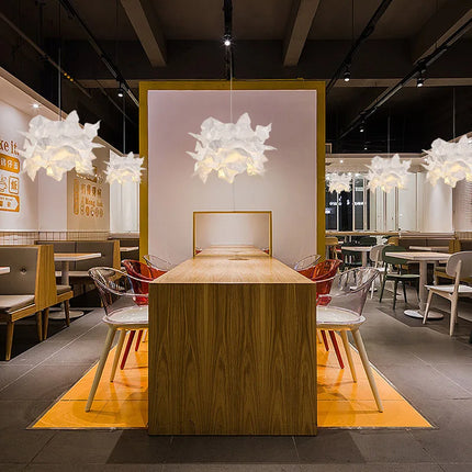 Suspension artisanale pour éclairage de restaurant — LZ4X9P2Q