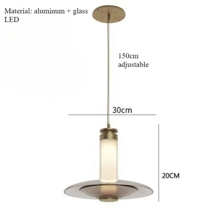 Applique murale en verre pour décoration intérieure moderne et élégante — LZ4T9X
