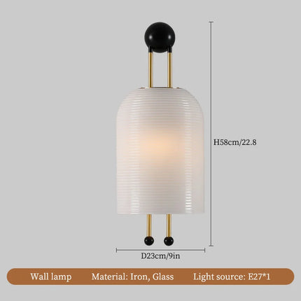 Lustre en verre style wabi sabi pour décoration moderne — LZ4X9Q2