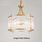 4 lumières D50 H58cm