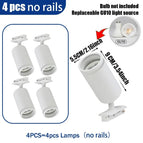 4PCS White / No Light Bulb