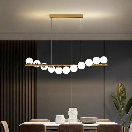 Lustre suspension en verre avec fil réglable pour bar et restaurant — LZ4X9P
