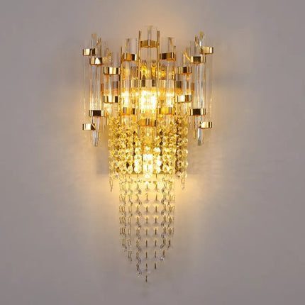 Applique murale en cristal style nordique moderne pour intérieur élégant — LZ4X9P2