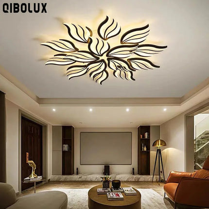 Plafonnier LED moderne dimmable avec télécommande pour salon et chambre — LZ4P9X