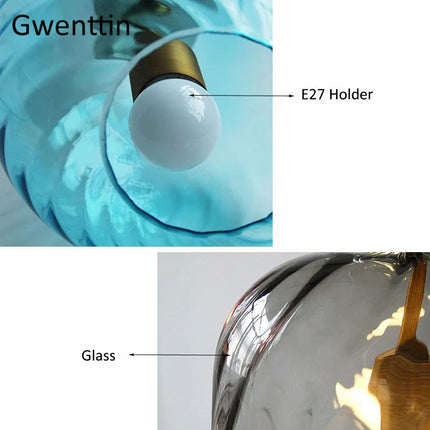 Suspension moderne en verre pour éclairage intérieur — LZ4X9P2