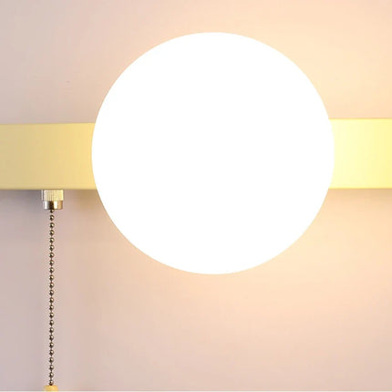 Applique murale LED moderne en verre avec interrupteur pour chambre d'enfant — LZ4X9T2