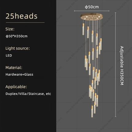 Lustre élégant pour un éclairage moderne et raffiné — LZ4X9P