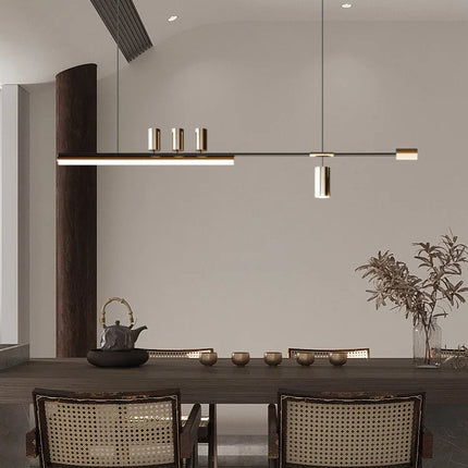 Lustre minimaliste en métal pour suspension moderne chic — LZ4X9P