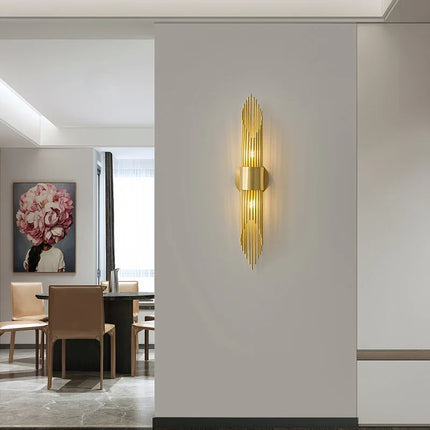 Applique murale rétro en cuivre pour décoration intérieure élégante — LZ4N7Q2P