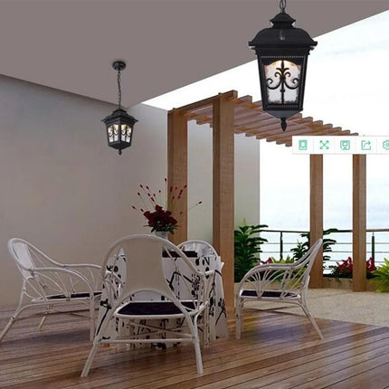 Suspension étanche pour éclairage extérieur jardin, balcon et allée — LZ4N7Q