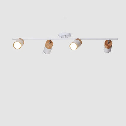 Lustre nordique à bande LED avec spots décoratifs pour intérieur — LZ4X7P9