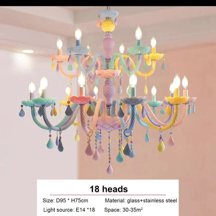 Lustre cristal arc-en-ciel design kawaii pour chambre enfant — LZ4Q9T2
