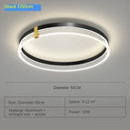 Noir D50cm / Blanc froid (noRC)